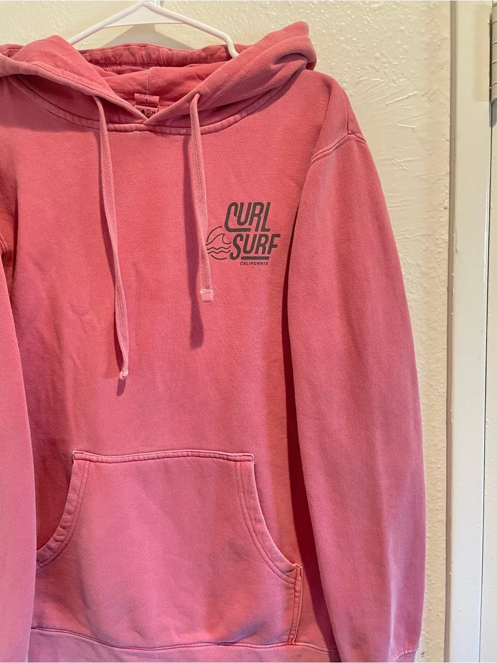 Curl Surf Pigment Dyed Hoodie Small | Independent Trading Co